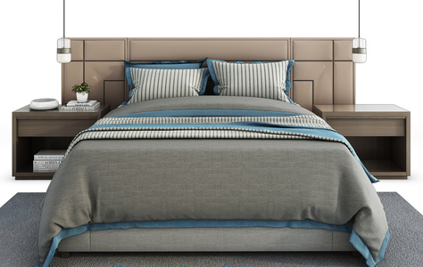 H08-0911新中式床组合