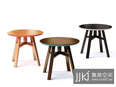 09现代北欧木质凳子国外