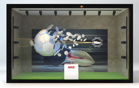 商场专卖店橱窗