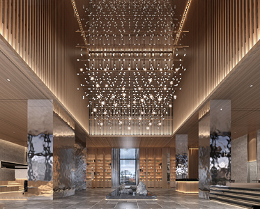 新中式酒店大堂