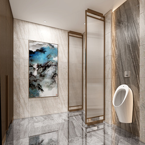 现代酒店公共卫生间