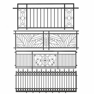 欧式新中式现代铁艺栏杆