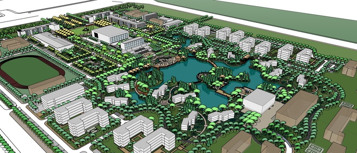 校园广场景观规划，