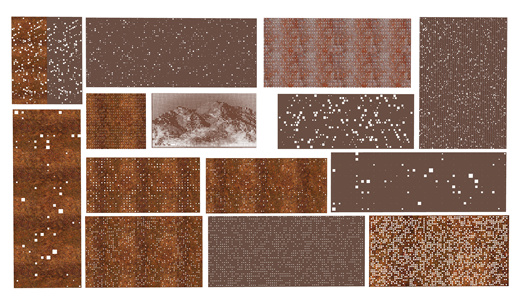 现代镂空锈板穿孔板