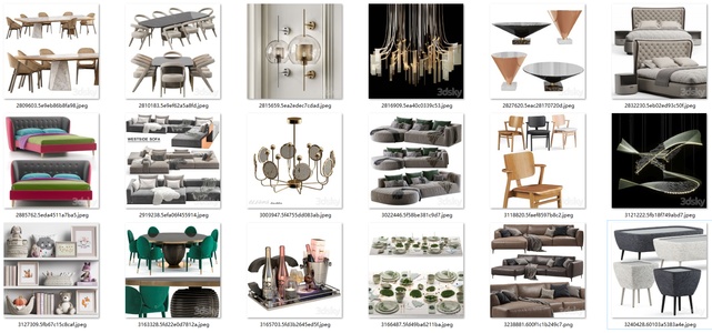 3dsky2022模型专辑202个模型