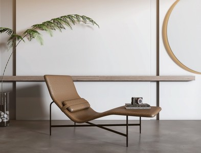 现代单椅，躺椅