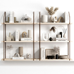 吊柜书籍摆件装饰品