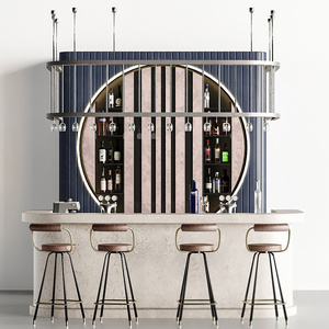 酒吧，吧台吧凳