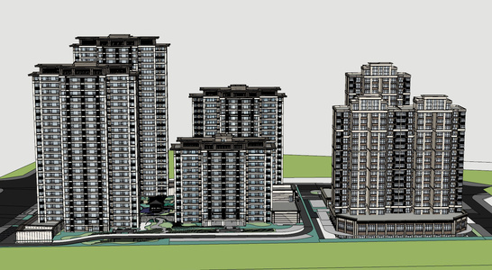 新中式住宅小区景观