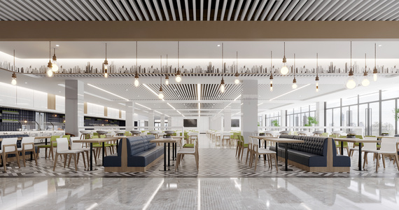 现代员工餐厅