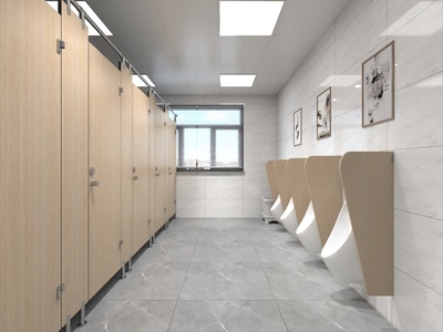 现代公共卫生间