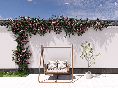 植物绿植墙SU模型