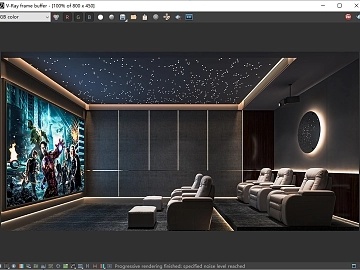  现代影音室，娱乐室