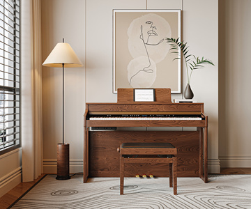  现代中古风钢琴 