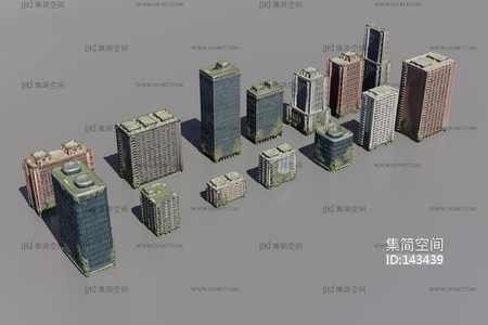 长满苔藓的破旧建筑配楼