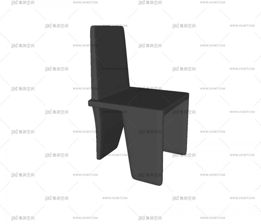 现代餐椅SU模型