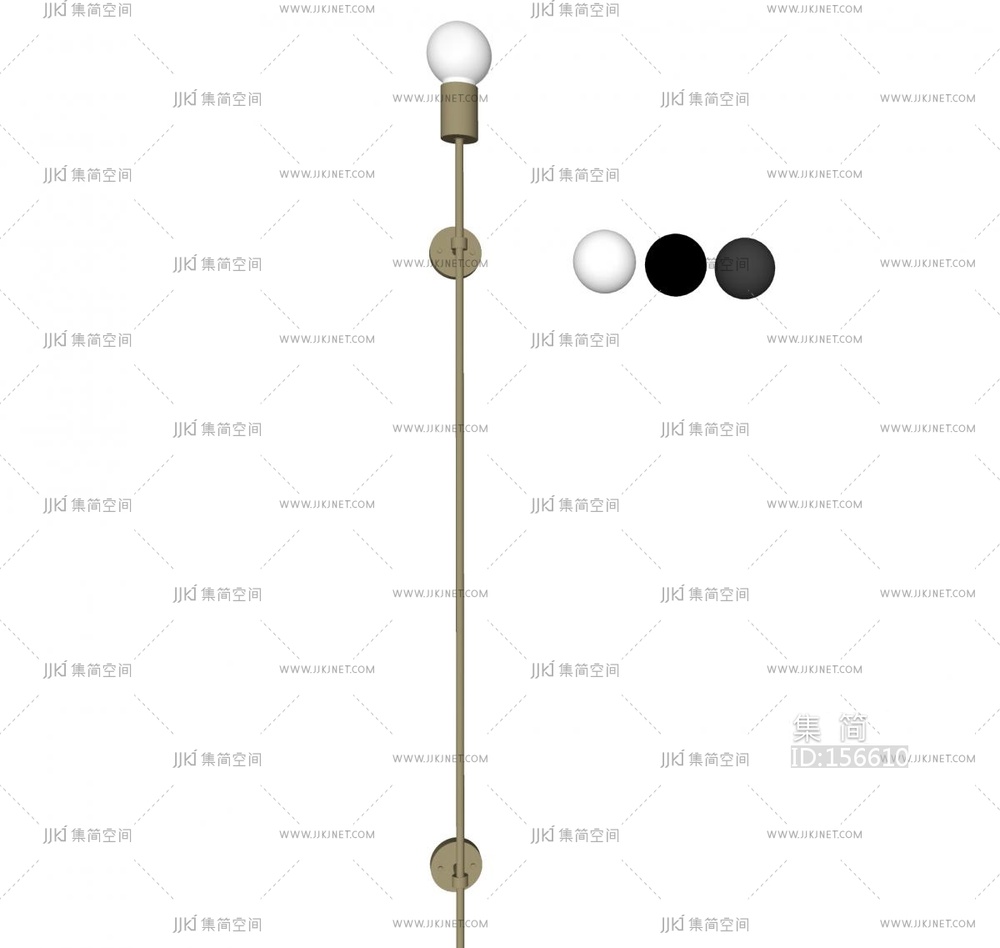 现代简约轻奢壁SU模型