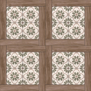 无缝田园风木纹砖贴图