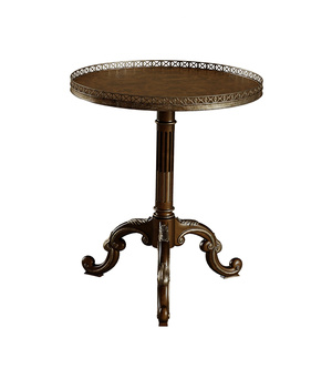 02-美式边几_金属边几_圆边几3D模型