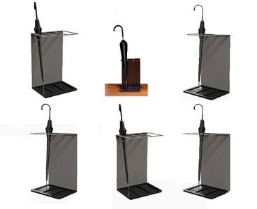 10-现代摆件组合_现代雨伞架_门厅雨伞架_入户雨伞架_公共雨伞架_雨伞收纳架3D模型