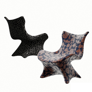 24-现代意式休闲椅_现代鲨鱼休闲躺椅_书椅_布椅_沙发椅异形椅子3D模型