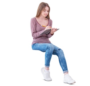 png免扣人物坐姿坐着的人休闲人物前景人物免抠人物贴图 (27)