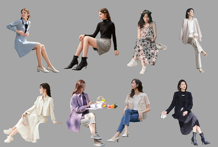 25-免抠时尚坐姿人物贴图