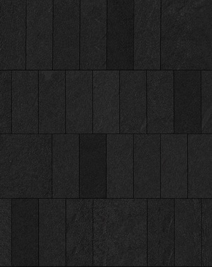 黑色错拼石材墙砖地砖