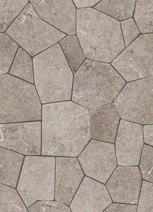 无缝米黄色碎拼莱姆石地砖仿古砖贴图 (2)