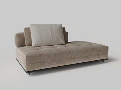 现代布艺沙发贵妃凳