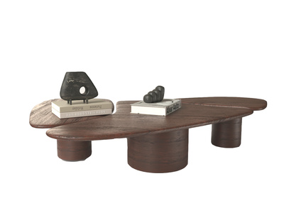 中式红木不规则客厅异形茶几