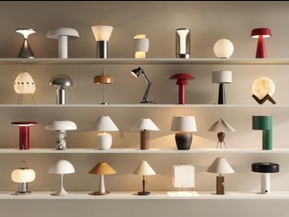 现代台灯3D模型