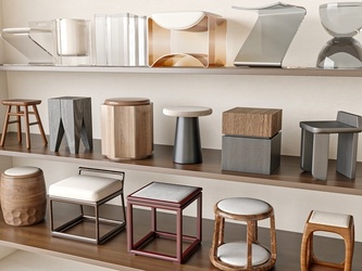 现代新中式其他凳子_换鞋凳_矮凳_梳妆凳_木凳_长凳SU模型