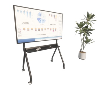 支架电视,电视支架盆栽绿植SU模型