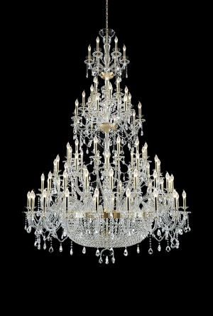 欧式吊灯_水晶吊灯3D模型