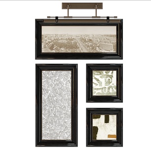 复古轻奢挂画3D模型