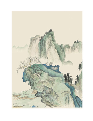 新中式水墨山水装饰画 (2)