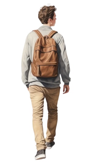 png免扣背景人物背影人物 (5)