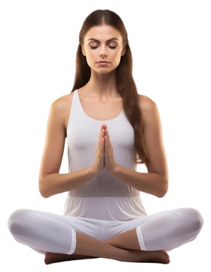 png免扣人物健身人物瑜伽健身美女 打坐人物(56)