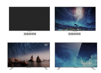 电视机_全面屏_高清电视_液晶电视3D模型