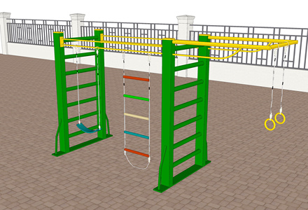 儿童器材组合SU模型