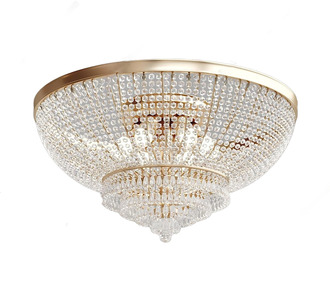 现代水晶吊灯吸顶灯3D模型