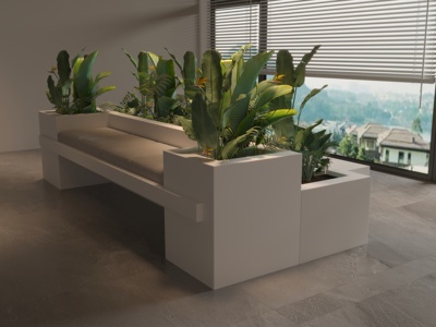 植物座椅 3d模型