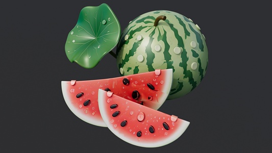 香甜可口的西瓜