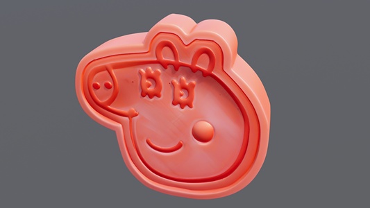 小猪佩奇头像印泥雕刻