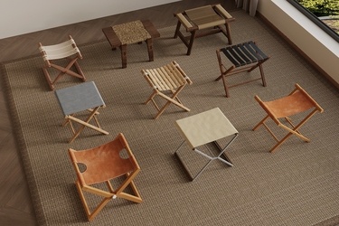 现代其他凳子 现代凳子 马扎SU模型