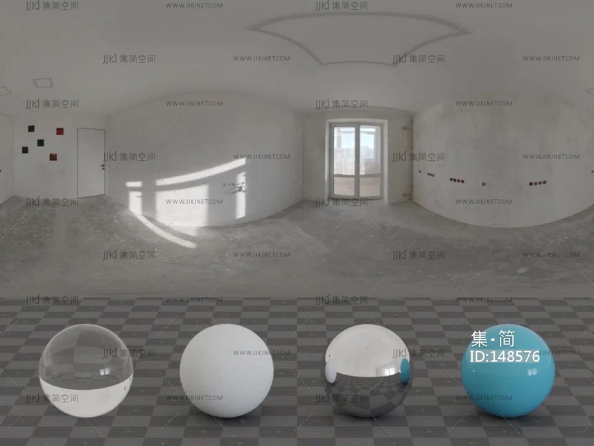 室内毛坯房hdr贴图8k-16k高清贴图 