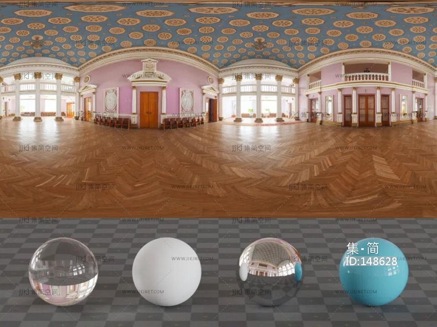 欧式法式室内环境hdr贴图8k-16k高清贴图