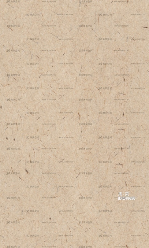无缝米黄色宣纸毛边纸贴图