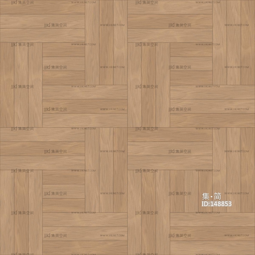 浅色拼花原木木地板贴图 